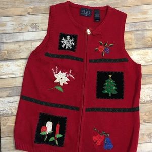 !!SALE!!Crazy Horse/Liz Claiborne  “ugly” Christmas vest